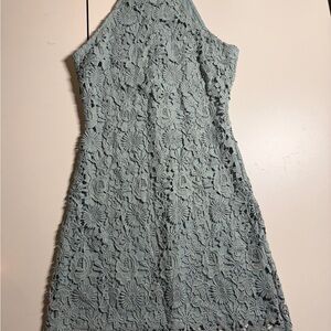 Lulus Elegant Lace Women Dress in Green